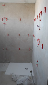 Photo de galerie - Pose carrelage salle de bain 