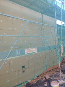 Photo de galerie - Mur extérieur façade I.T.E réaliser en 2026 