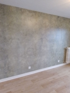 Photo de galerie - Pose papier peint 