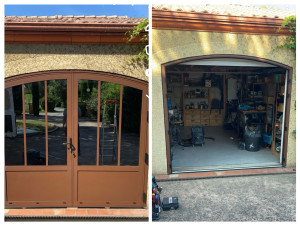 Photo de galerie - Emplacement d’une Porte de garage par une magnifique porte alu