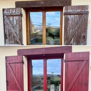 Photo de galerie - Ponçage et peinture 