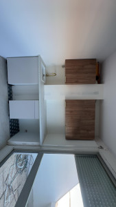 Photo de galerie - Réalisation cuisine sur mesure pose en cour 