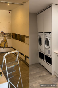 Photo de galerie - Rénovation buanderie garage 