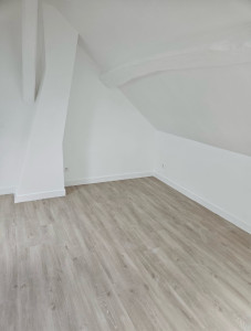 Photo de galerie - Parquet plaquaux et peinture 
