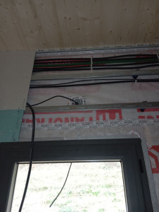 Photo de galerie - Passage pour éclairage extérieur.     
