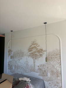 Photo de galerie - Pose de 2 suspensions 