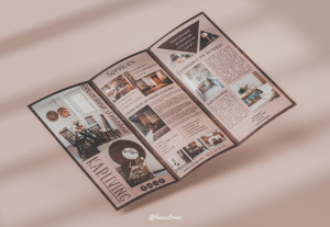 Photo de galerie - Flyer entreprise de décoration d'intérieur