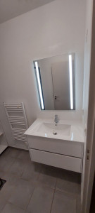 Photo de galerie - Remplacement meuble de salle de bain.