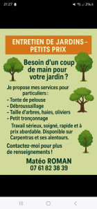 Photo de galerie - Nos prestations proposer 