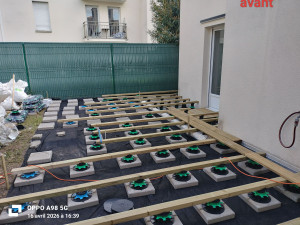 Photo de galerie - Réalisation terrasse en bois 