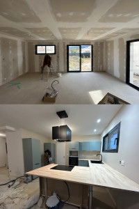 Photo de galerie - Montage cuisine & peinture