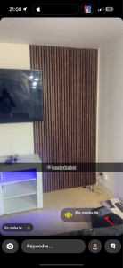 Photo de galerie - L’après du pose tasseau et pose télé 