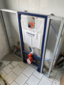 Photo de galerie - Pose WC suspendu