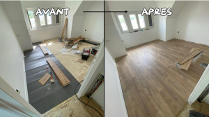 Photo de galerie - Pose Parquet 