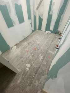 Photo de galerie - Ponçage parquet avant 