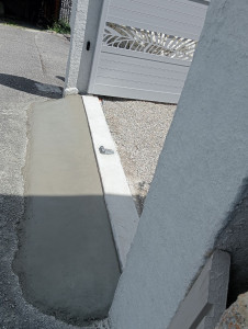 Photo de galerie - Seuil plus rampe d'accès 
