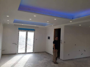 Photo de galerie - Placo décor peinture 