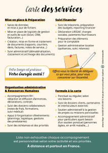 Photo de galerie - Les prestations de services 