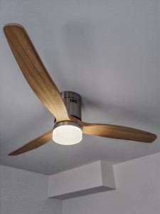Photo de galerie - Installation d'un ventilateur plafonnier (Marque Create) 