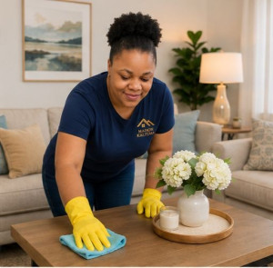 Photo de galerie - Cleaning a living area