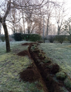 Photo de galerie - Tranché réseau telecom