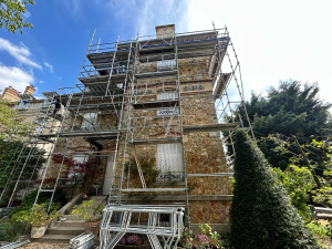 Photo de galerie - Voici le résultat de notre échafaudage monté 