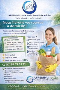 Photo de galerie - Aide à la livraison des courses 