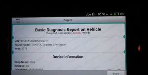 Photo de galerie - Rapport diagnostic PDF possible