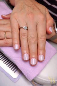 Photo de galerie - Manucure russe gainage ongles naturels courts 