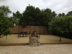 Photo de galerie - Création d'une terrasse en bois