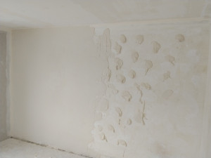Photo de galerie - Après avant a l'ancienne jetée de platre rattrapage mur 2 a 3 cm ( Plâtrier ) 