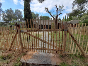 Photo de galerie - Portail ganivelle 