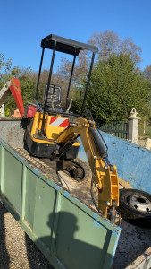 Photo de galerie - Travaux avec mini pelle 