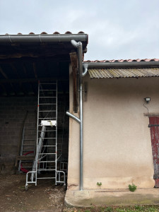 Photo de galerie - Descente trois raccords avec petite ornementation