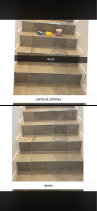 Photo de galerie - Joints et plinthes 