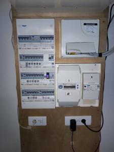 Photo de galerie - Tableaux en triphasé et installation relais de domotique.