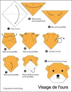 Photo de galerie - Origami facile animaux