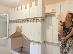 Photo de galerie - Création d’un lit en palette 