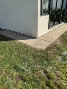 Photo de galerie - Pose dalle en béton 