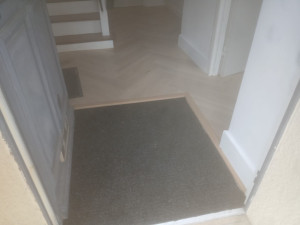 Photo de galerie - Pose de tapis d’entrée 