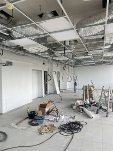 Photo de galerie - Chantier d’électricité dans des bureaux