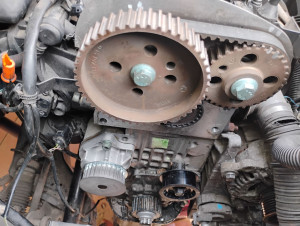 Photo de galerie - Démontage et pose nouvelle distribution Audi A2 1.6
