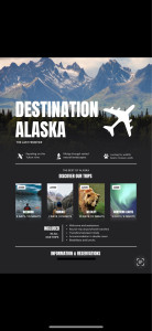 Photo de galerie - Création flyer pour entreprise de voyage 