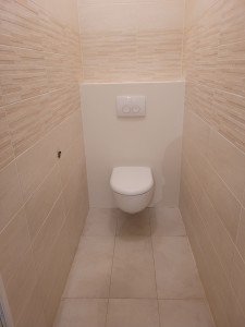 Photo de galerie - Pose d'un wc suspendu 