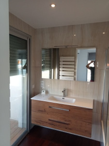 Photo de galerie - Sdb fini dans belle appartement sur la ville de Cannes 