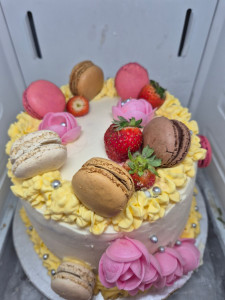 Photo de galerie - Leyer cacke vanille pour 15a20 personnes 