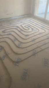 Photo de galerie - Plancher chauffant 