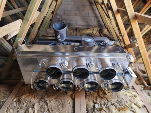 Photo de galerie - Installation gainable 11kw soufflage airzone 7 zones.