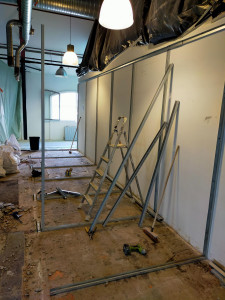 Photo de galerie - Création des sanitaires 