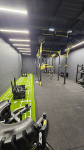Photo de galerie - Rénovation fitness park comboir ( après)
